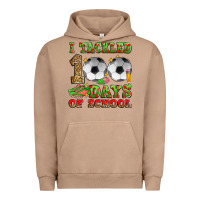Pigment Burro i tackled 100 days of school soccer Urban Hoodie - Zillion Design Studio