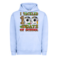 Pigment Grape Ice i tackled 100 days of school soccer Urban Hoodie - Zillion Design Studio