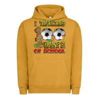 Pigment Peanut Butter i tackled 100 days of school soccer Urban Hoodie - Zillion Design Studio