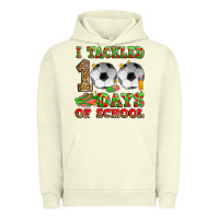 Pigment Pistachio i tackled 100 days of school soccer Urban Hoodie - Zillion Design Studio
