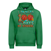 Emerald i tackled 100 days of school basketball Urban Hoodie - Zillion Design Studio