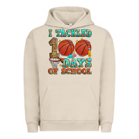 Pigment French Oak i tackled 100 days of school basketball Urban Hoodie - Zillion Design Studio