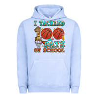 Pigment Grape Ice i tackled 100 days of school basketball Urban Hoodie - Zillion Design Studio