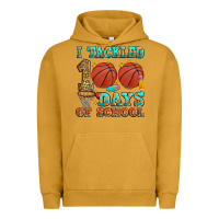 Pigment Peanut Butter i tackled 100 days of school basketball Urban Hoodie - Zillion Design Studio