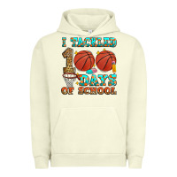 Pigment Pistachio i tackled 100 days of school basketball Urban Hoodie - Zillion Design Studio