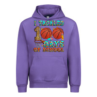 Tulip i tackled 100 days of school basketball Urban Hoodie - Zillion Design Studio