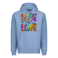 Colony Blue love is love Premium Hoodie - Zillion Design Studio