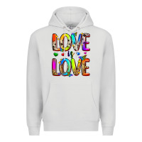 Dove Grey love is love Premium Hoodie - Zillion Design Studio