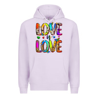 Lilac love is love Premium Hoodie - Zillion Design Studio