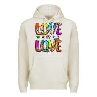 Oatmeal Heather love is love Premium Hoodie - Zillion Design Studio