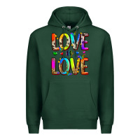 Sports Green love is love Premium Hoodie - Zillion Design Studio