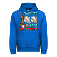 Cobalt i tackled 100 days of school baseball Urban Hoodie - Zillion Design Studio