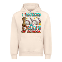 Sandshell i tackled 100 days of school baseball Urban Hoodie - Zillion Design Studio