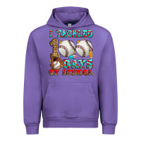 Tulip i tackled 100 days of school baseball Urban Hoodie - Zillion Design Studio