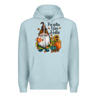 Blue Mist pumpkin spice junkie Premium Hoodie - RanaPortraitStore
