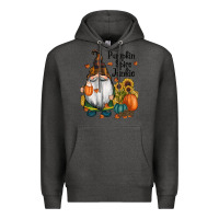 Charcoal Heather pumpkin spice junkie Premium Hoodie - RanaPortraitStore