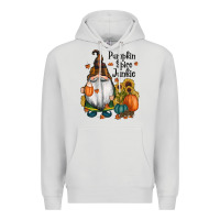 Dove Grey pumpkin spice junkie Premium Hoodie - RanaPortraitStore