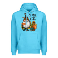 Ocean Blue pumpkin spice junkie Premium Hoodie - RanaPortraitStore