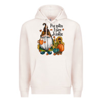 Pale Pink pumpkin spice junkie Premium Hoodie - RanaPortraitStore