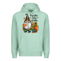 Seafoam pumpkin spice junkie Premium Hoodie - RanaPortraitStore