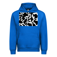 Cobalt distressed cowhide pattern Urban Hoodie - RanaPortraitStore
