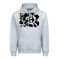 Heather Grey distressed cowhide pattern Urban Hoodie - RanaPortraitStore