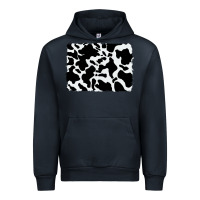 Navy distressed cowhide pattern Urban Hoodie - RanaPortraitStore