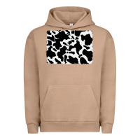 Pigment Burro distressed cowhide pattern Urban Hoodie - RanaPortraitStore