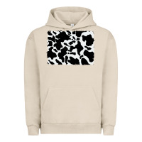Pigment French Oak distressed cowhide pattern Urban Hoodie - RanaPortraitStore