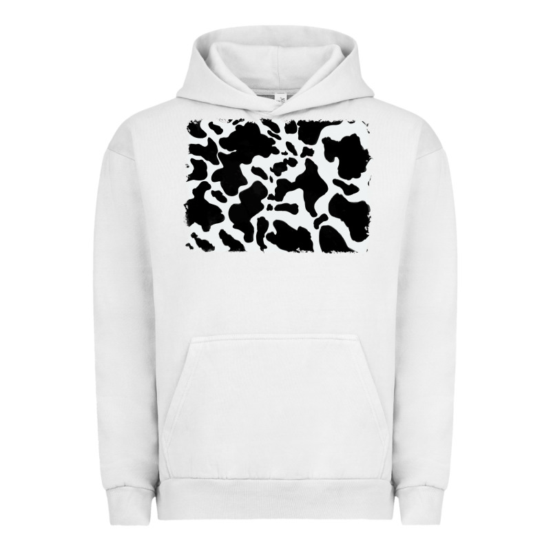 Distressed Cowhide Pattern Urban Hoodie by RanaPortraitStore | Teevron