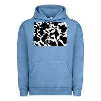 Pigment Pebble Blue distressed cowhide pattern Urban Hoodie - RanaPortraitStore