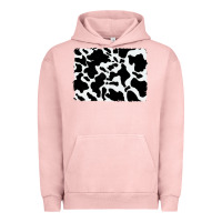 Pigment Salmon distressed cowhide pattern Urban Hoodie - RanaPortraitStore