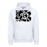 White distressed cowhide pattern Urban Hoodie - RanaPortraitStore