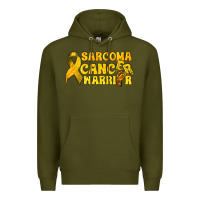 Army Green Sarcoma Cancer Warrior Premium Hoodie - texasbilliewilder