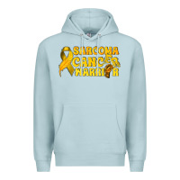 Blue Mist Sarcoma Cancer Warrior Premium Hoodie - texasbilliewilder