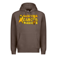 Coffee Sarcoma Cancer Warrior Premium Hoodie - texasbilliewilder