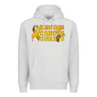 Dove Grey Sarcoma Cancer Warrior Premium Hoodie - texasbilliewilder
