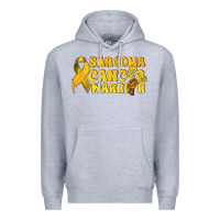 Heather Grey Sarcoma Cancer Warrior Premium Hoodie - texasbilliewilder