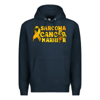 Navy Sarcoma Cancer Warrior Premium Hoodie - texasbilliewilder