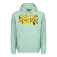 Seafoam Sarcoma Cancer Warrior Premium Hoodie - texasbilliewilder