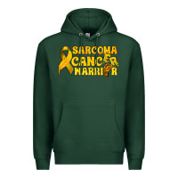 Sports Green Sarcoma Cancer Warrior Premium Hoodie - texasbilliewilder