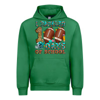 Emerald i tackled 100 days of school american football Urban Hoodie - Zillion Design Studio
