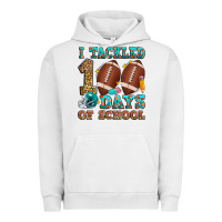 Pigment Lunar Rock i tackled 100 days of school american football Urban Hoodie - Zillion Design Studio