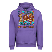 Tulip i tackled 100 days of school american football Urban Hoodie - Zillion Design Studio