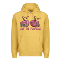 Antique Gold Save The Pumpkins Premium Hoodie - texasbilliewilder