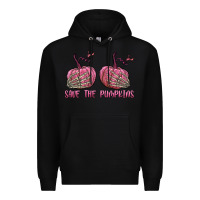 Black Save The Pumpkins Premium Hoodie - texasbilliewilder