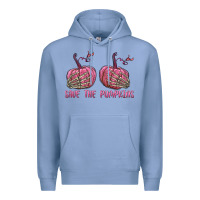 Colony Blue Save The Pumpkins Premium Hoodie - texasbilliewilder
