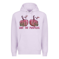 Lilac Save The Pumpkins Premium Hoodie - texasbilliewilder