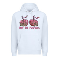 White Save The Pumpkins Premium Hoodie - texasbilliewilder