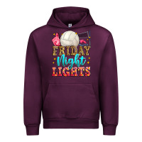 Mauve Wine friday night lights volleyball Urban Hoodie - Zillion Design Studio